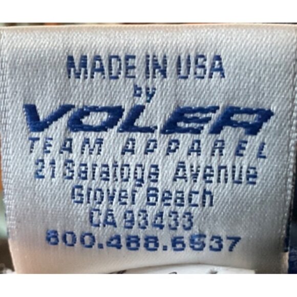 Voler Snickers Marathon Energy Bar Cycling Jersey Size S Blue/Red Made in USA - Picture 6 of 8